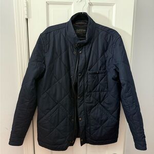 J. Crew Men’s Navy Blue Thermal Lined Coat